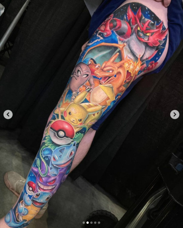 tatuaje de Pokémon