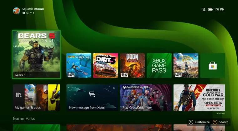 Imagen de Xbox Series X y Series S muestran su interfaz, menús y más