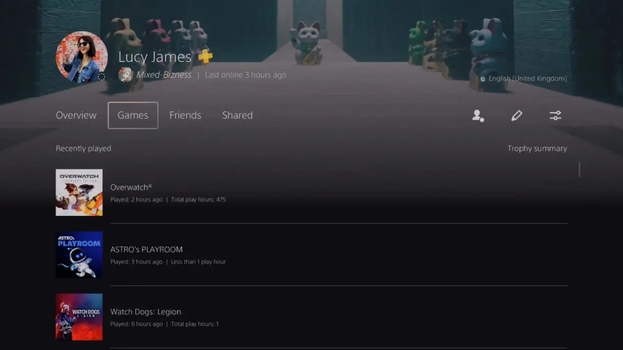 3756916 ps5features profilesgameplaytime