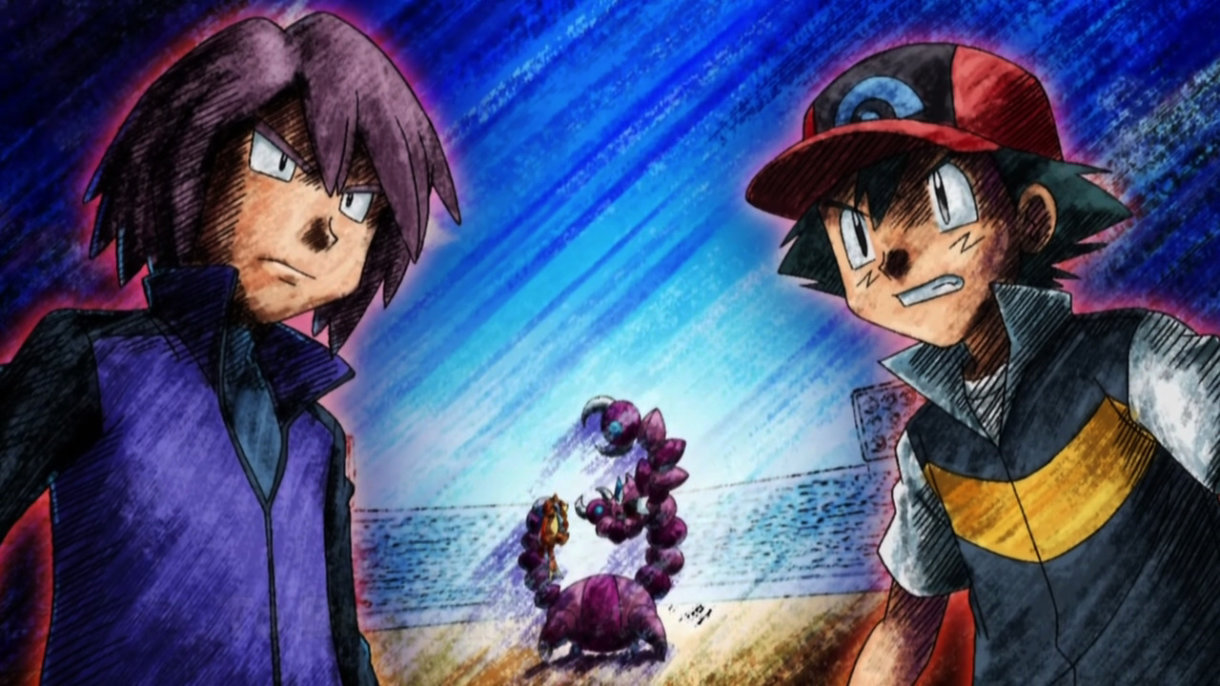 Anime de Pokémon Ash vs Polo