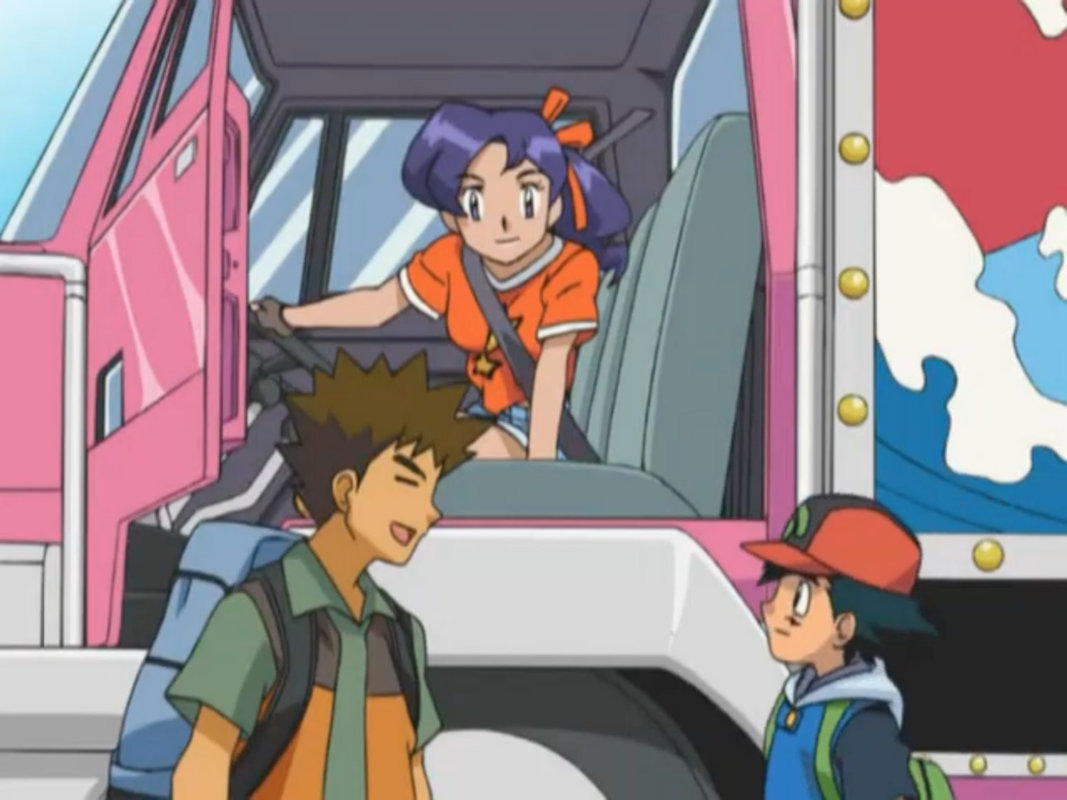 Anime de Pokémon Ash y Brock encuentro Sinnoh