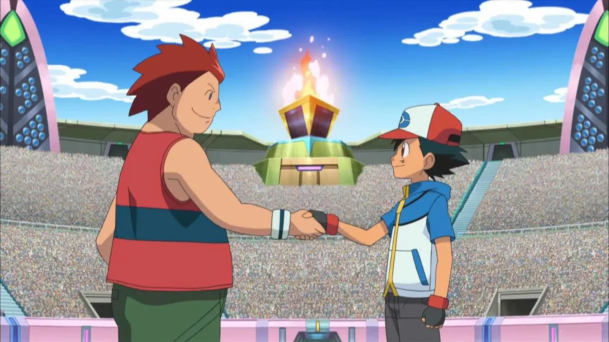Anime de Pokemon Ash vs Stephan