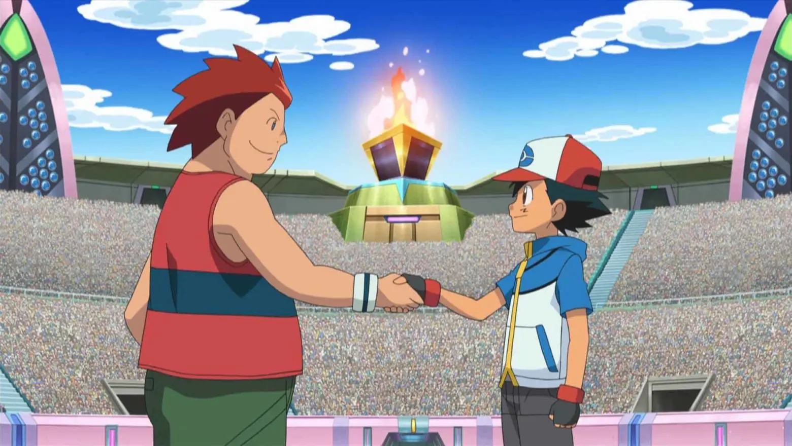 Anime de Pokemon Ash vs Stephan