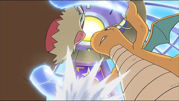 Anime de Pokemon Copa Junior Mamoswine Maya vs Dragonite Iris