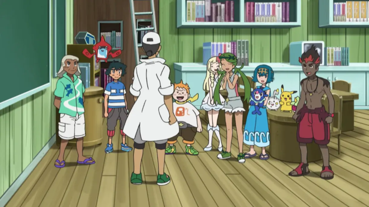 Anime de Pokemon Escuela Pokemon