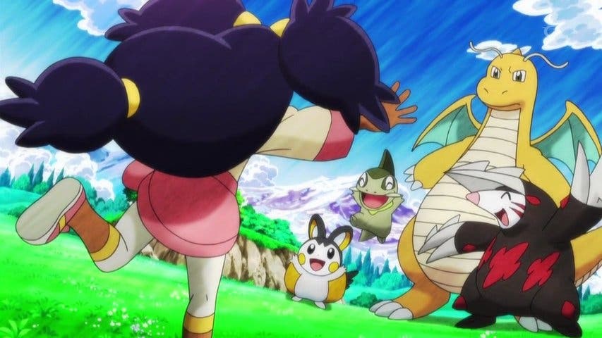Anime de Pokemon Iris y sus Pokemon