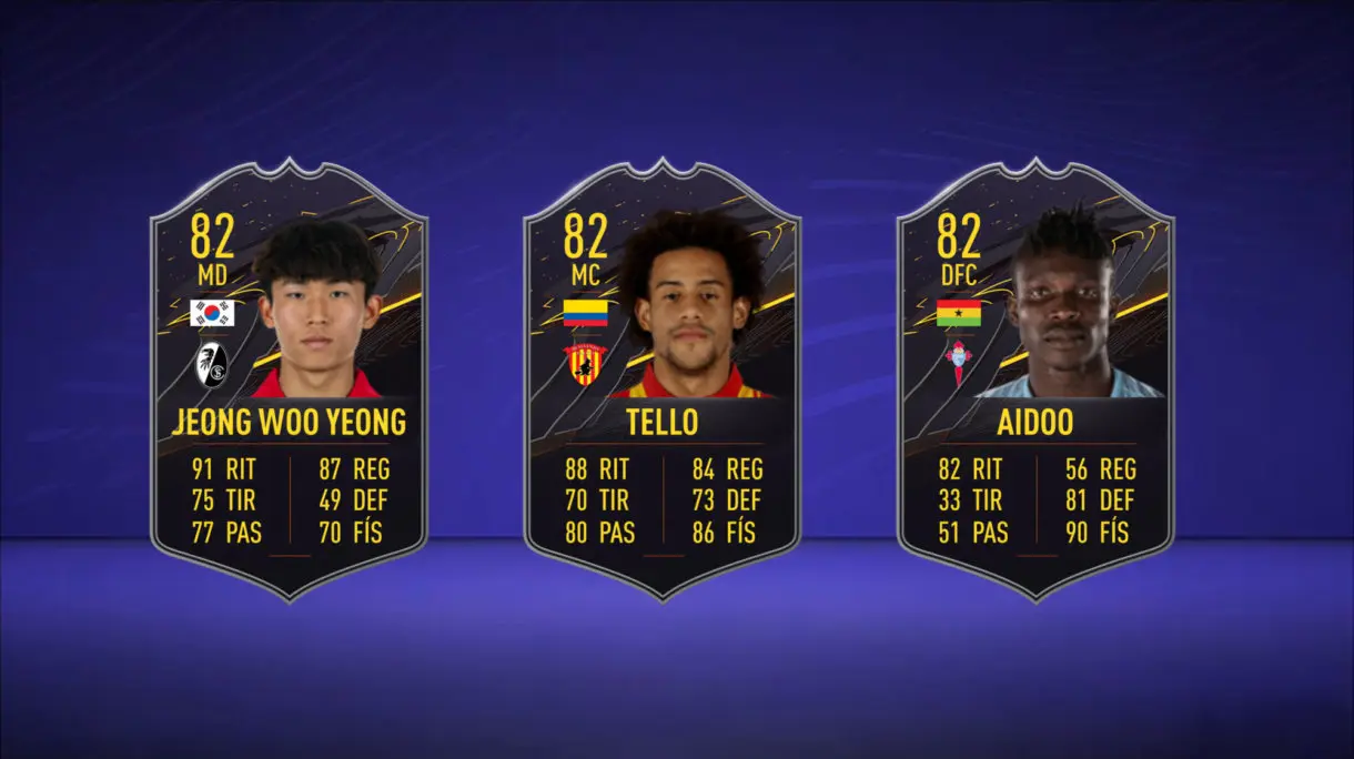 Cartas nivel 15 Temporada 2 FIFA 21