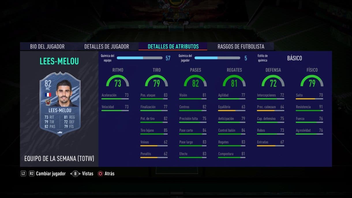 Lees-Melou IF FIFA 21 Ultimate Team stats in game