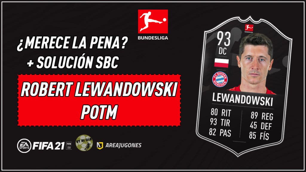 FIFA 21 Ultimate Team Robert Lewandowski POTM Octubre Bundesliga