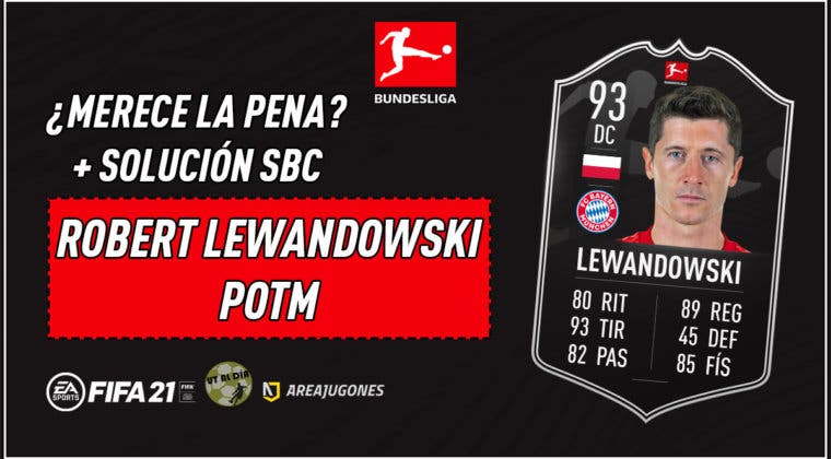 Imagen de FIFA 21: ¿Merece la pena Robert Lewandowski POTM? + Solución de su SBC