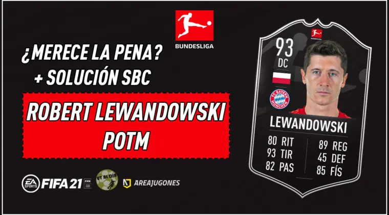 Imagen de FIFA 21: ¿Merece la pena Robert Lewandowski POTM? + Solución de su SBC
