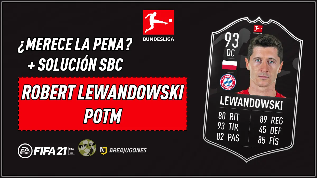 FIFA 21 Ultimate Team Robert Lewandowski POTM Octubre Bundesliga