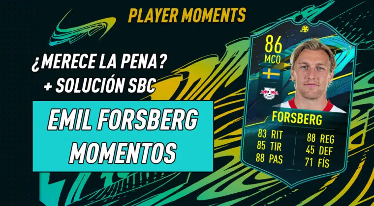 Imagen de FIFA 21: ¿Merece la pena Emil Forsberg Moments? + Solución de su SBC