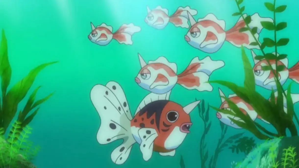 Goldeen y Seaking Pokemon