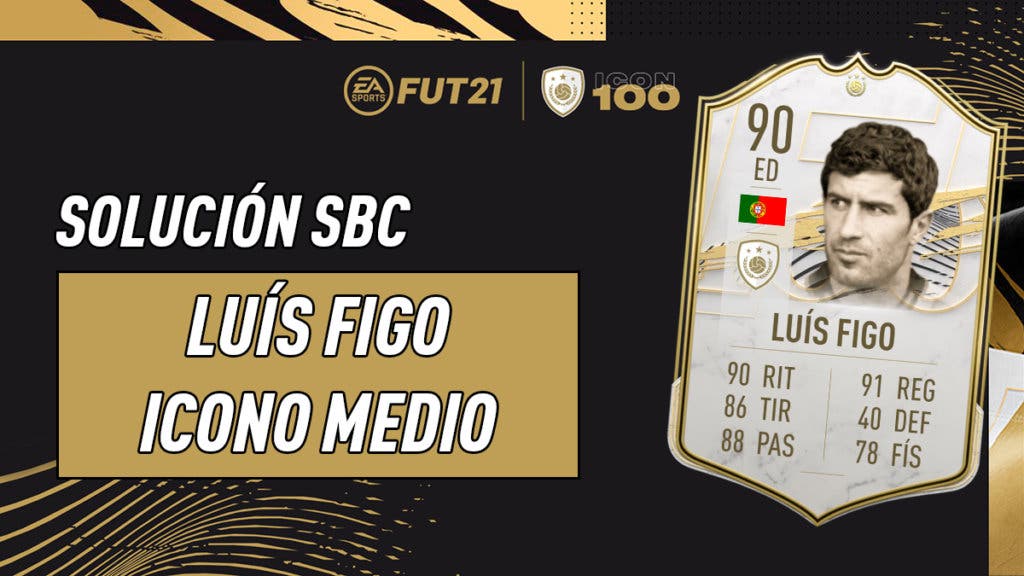 FIFA 21 Ultimate Team Luís Figo Icono Medio SBC
