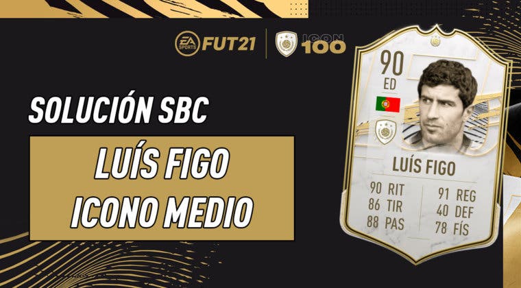 Imagen de FIFA 21: solución al SBC de Luís Figo Icono Medio