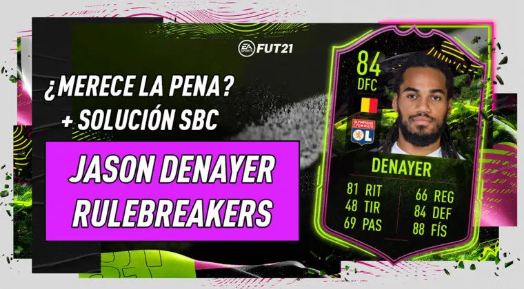 Imagen de FIFA 21: ¿Merece la pena Jason Denayer Rulebreakers? + Solución de su SBC