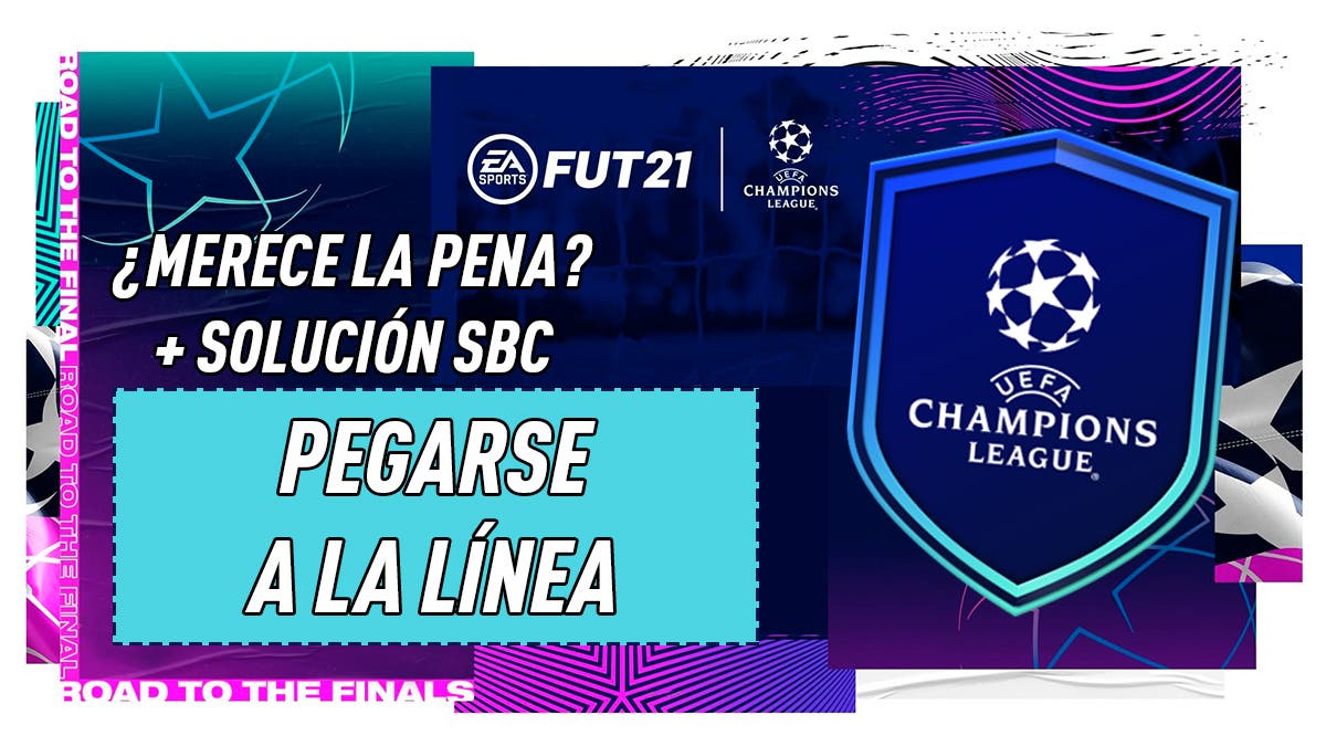 FIFA 21 Ultimate Team SBC Pegarse a la línea