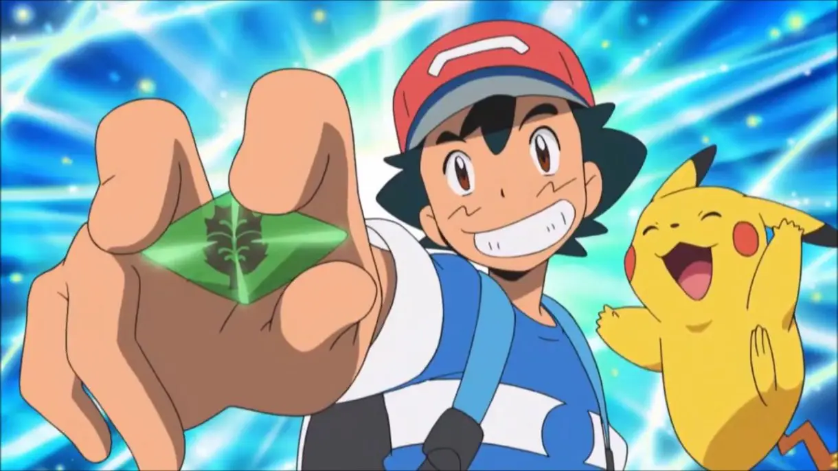anime de Pokemon Ash Cristal Z