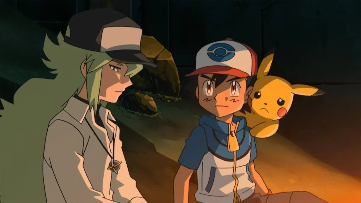 anime de Pokemon Ash y N