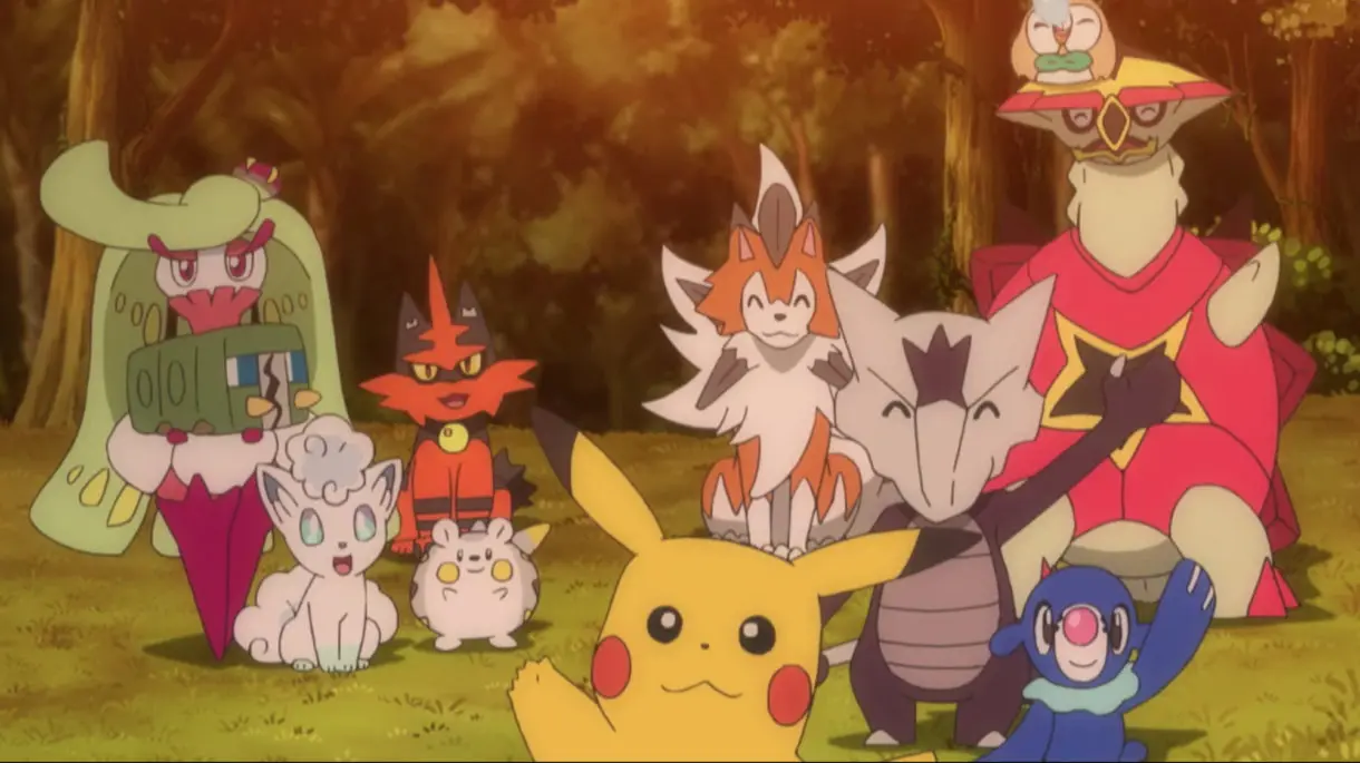 anime de Pokemon Pokemon Ash y amigos Alola