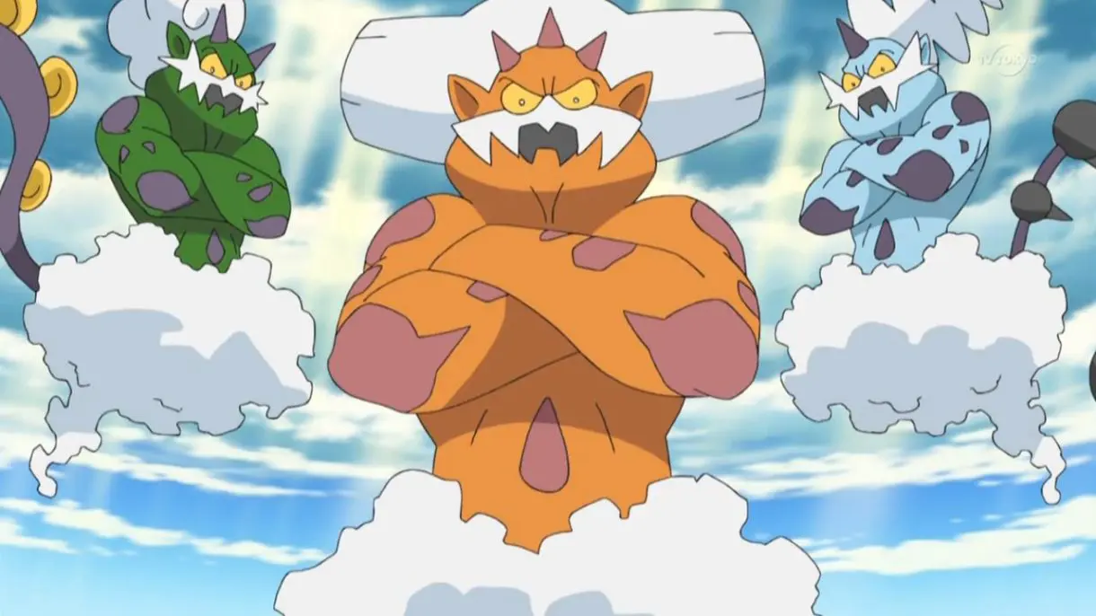 anime de Pokemon Tornadus Landorus Thundurus
