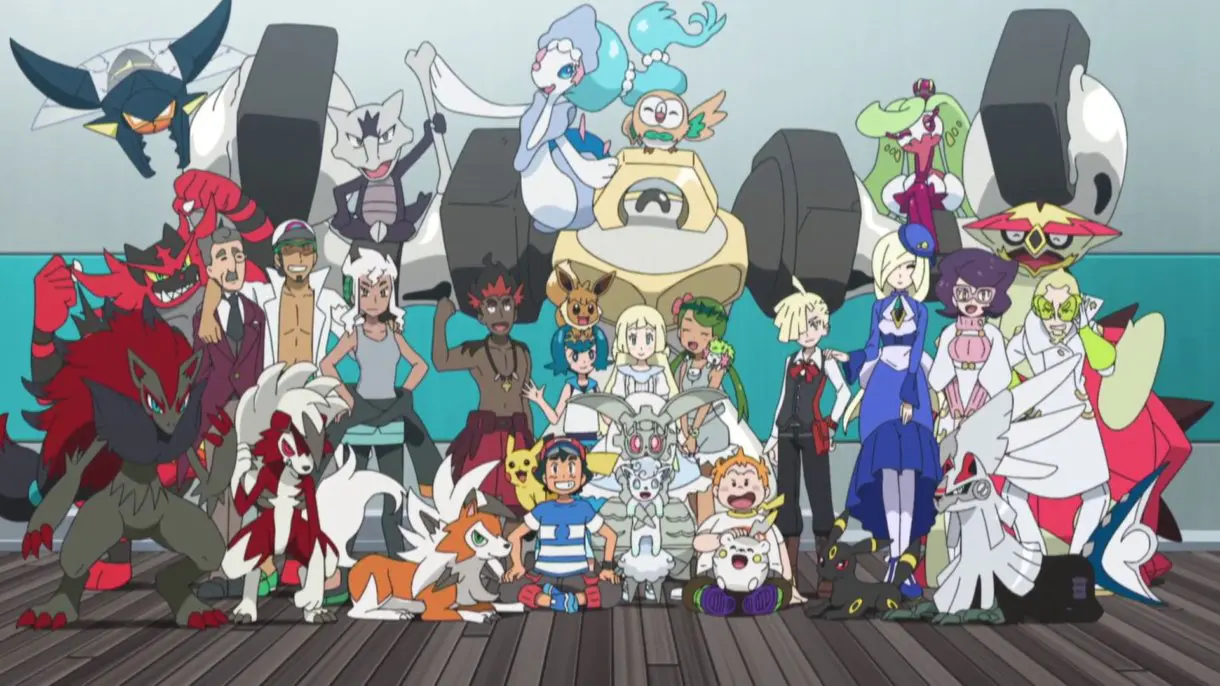 anime de Pokemon foto final Alola