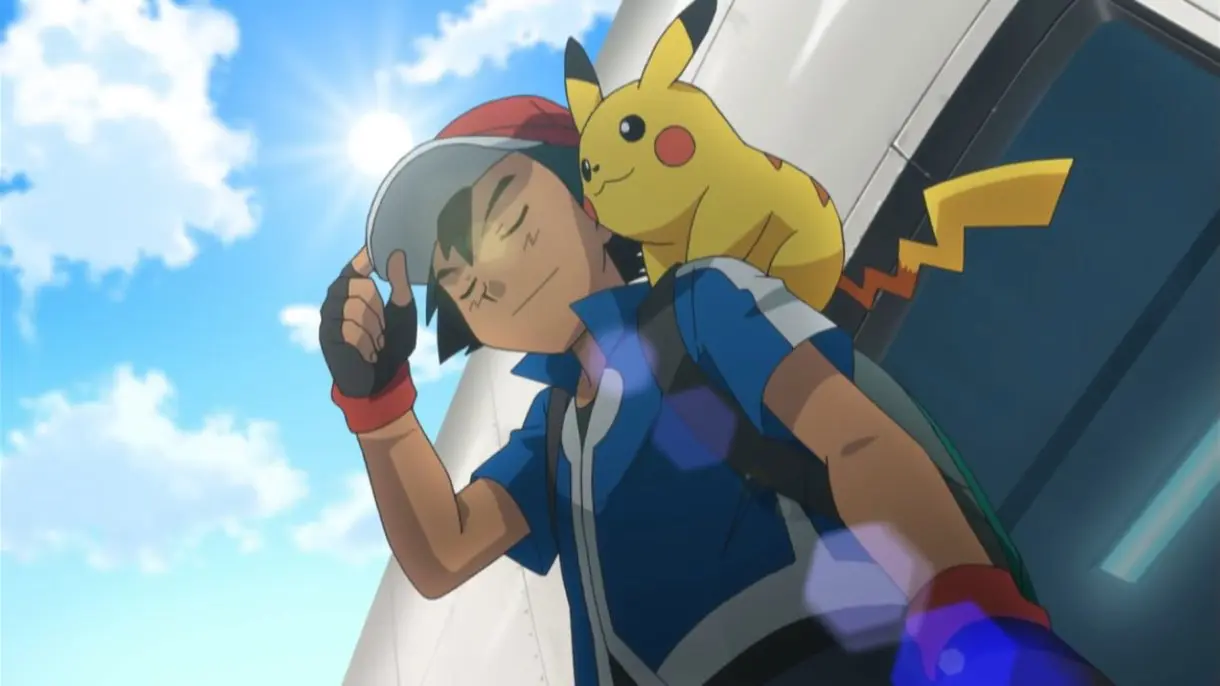 anime de Pokemon Ash y Pikachu llegada Kalos