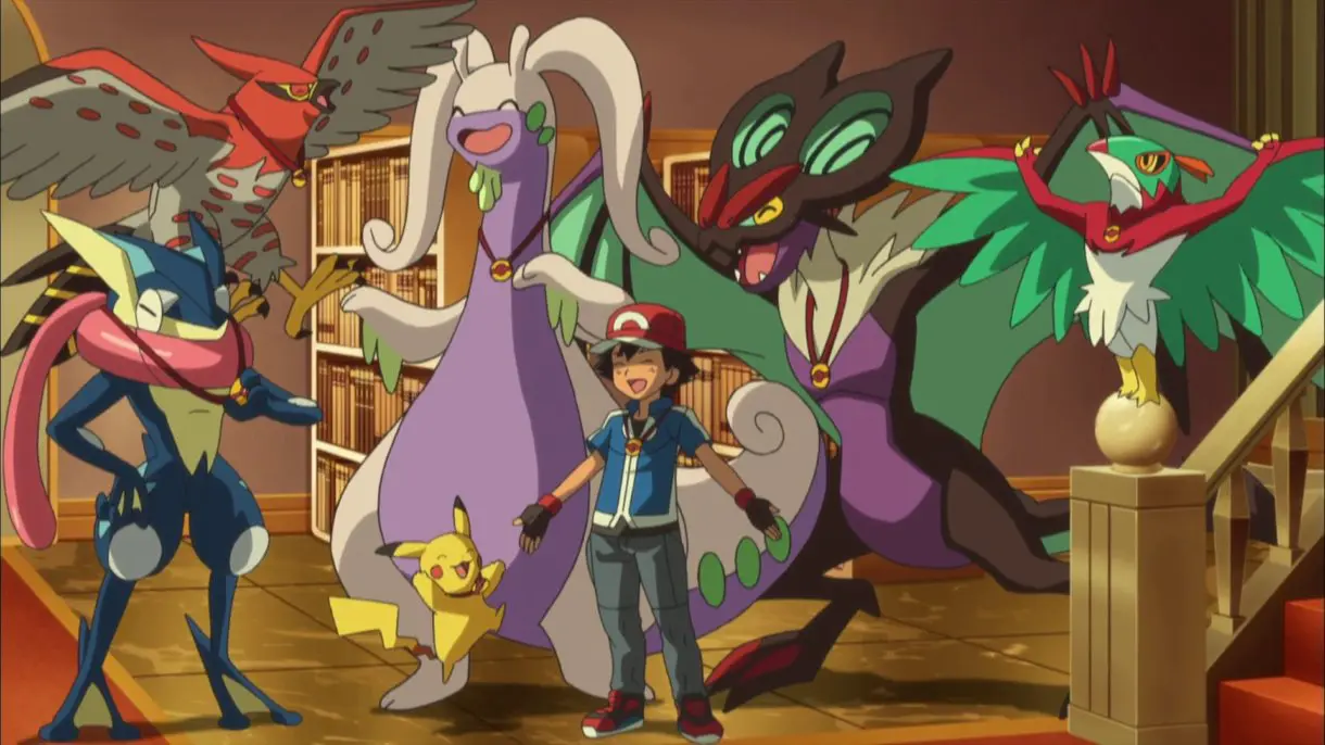 anime de Pokemon equipo Ash en Kalos