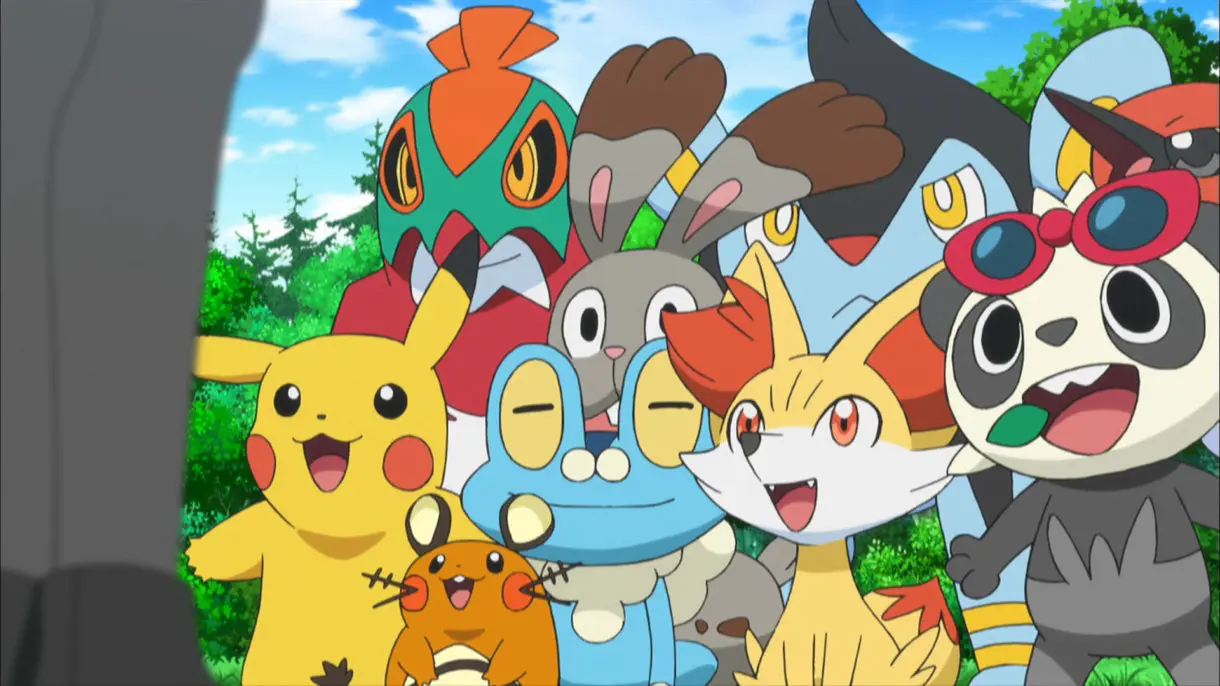 anime de Pokemon equipo protagonistas Kalos