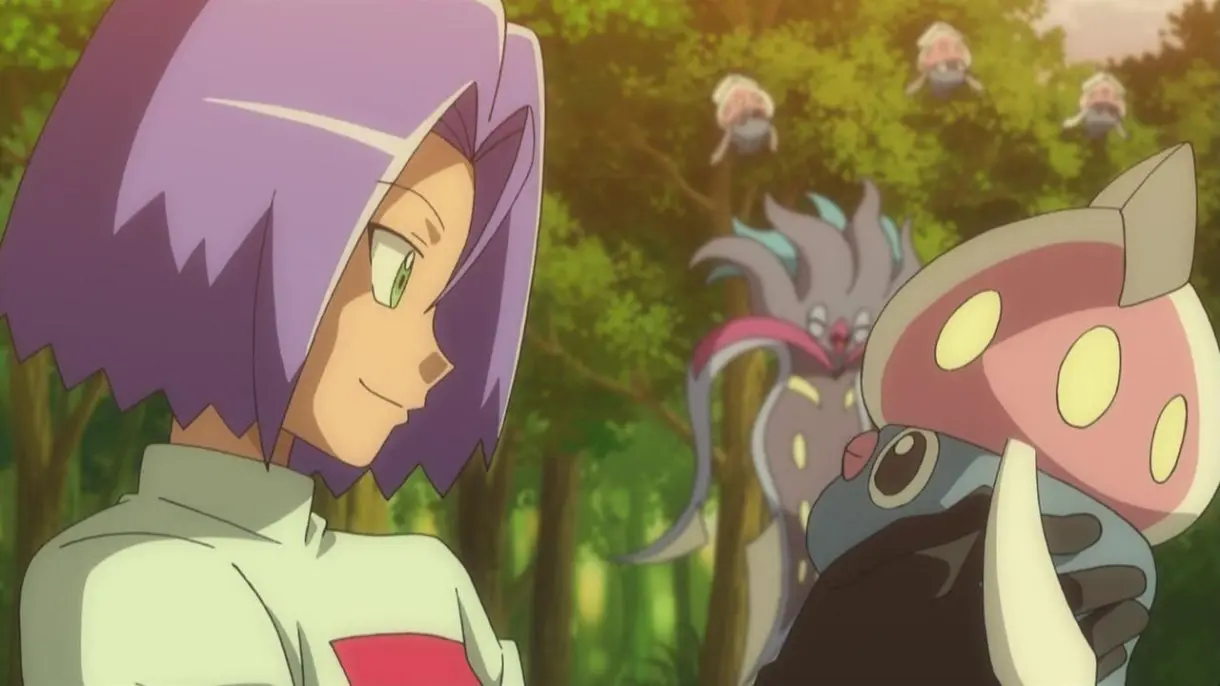 anime de Pokemon James e Inkay