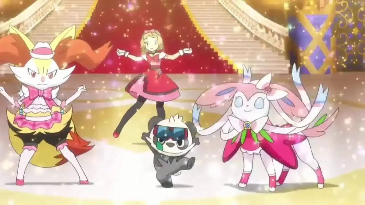 anime de Pokemon Serena Clase Maestra