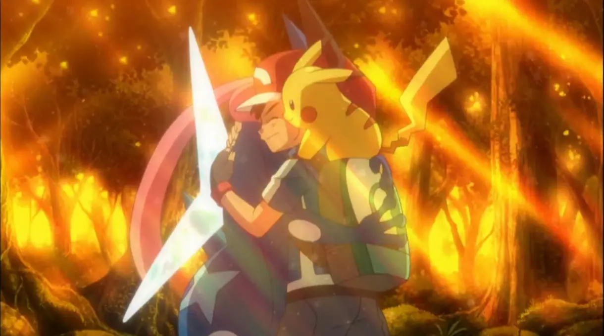 Ash y Greninja despedida 2
