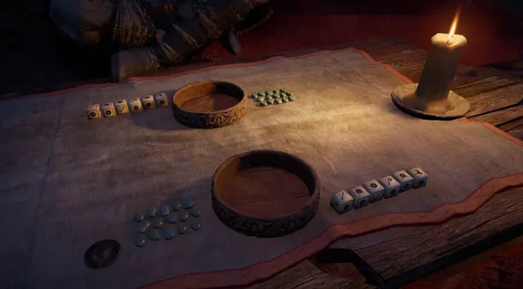 Imagen de Orlog, el popular minijuego de Assassin's Creed Valhalla, tendrá juego de mesa oficial