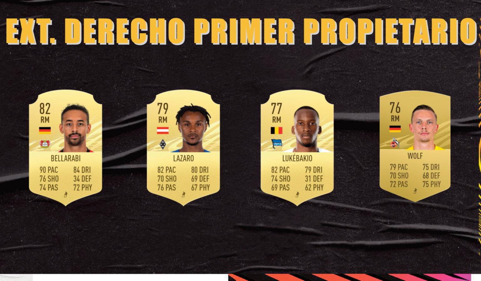 FIFA 21 Icon Swaps: cartas de la Bundesliga Primer ...