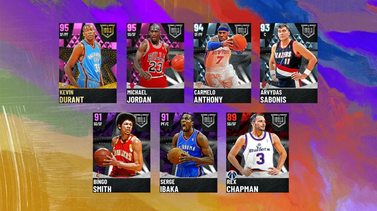 cartas coleccion idols season 3 nba 2k21