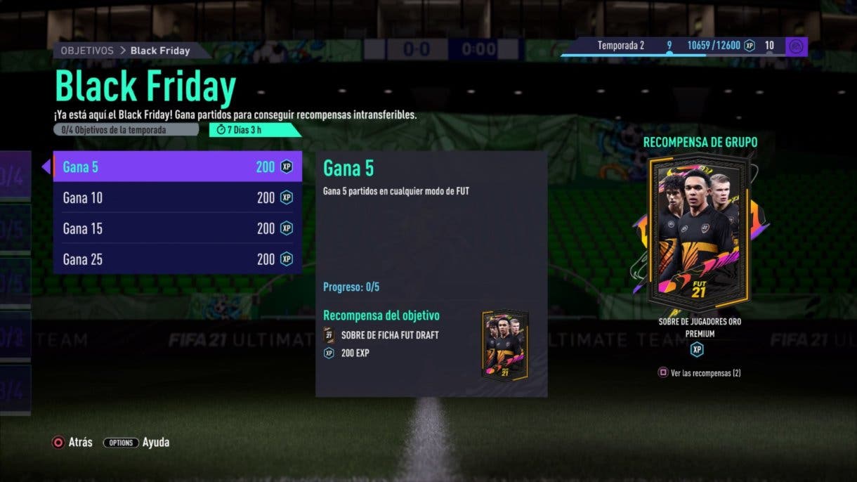 FIFA 21 Ultimate Team Black Friday sobres gratuitos free to play