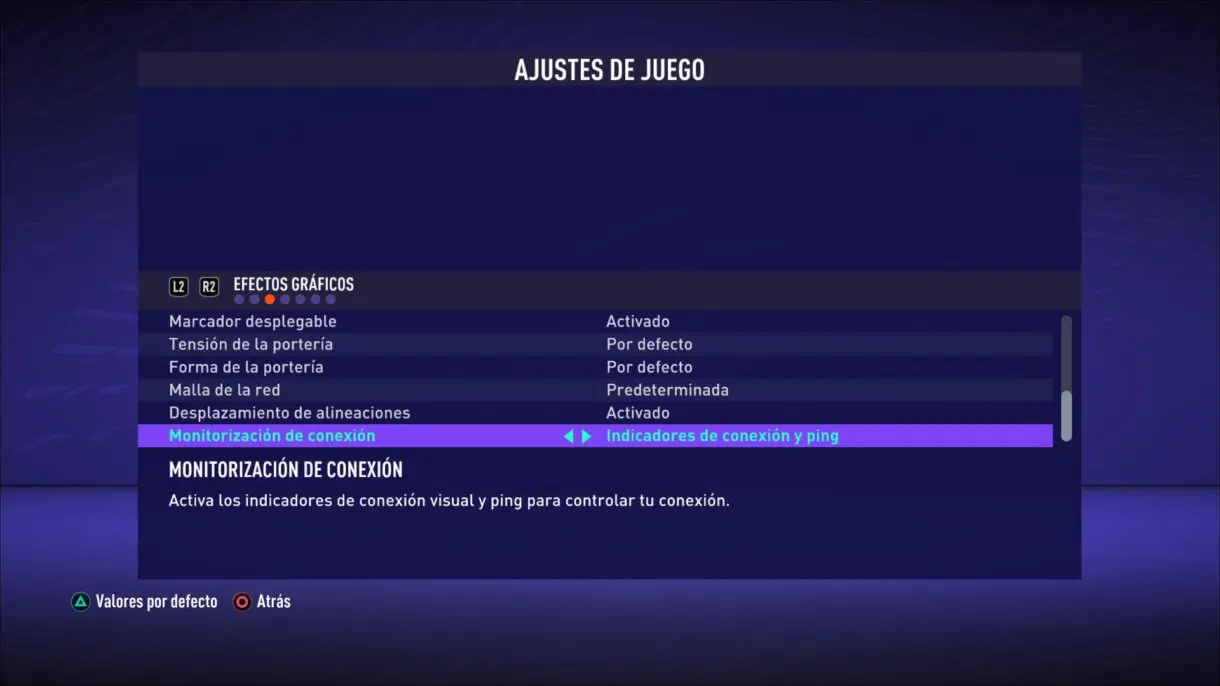 FIFA 21 Ultimate Team estado de la conexión en tiempo real