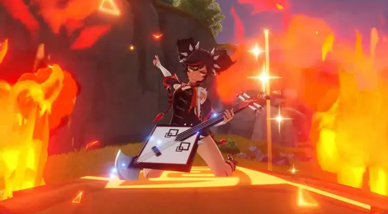 Imagen de Xinyan, la guerrera rockera de Genshin Impact, se presenta con un nuevo vídeo