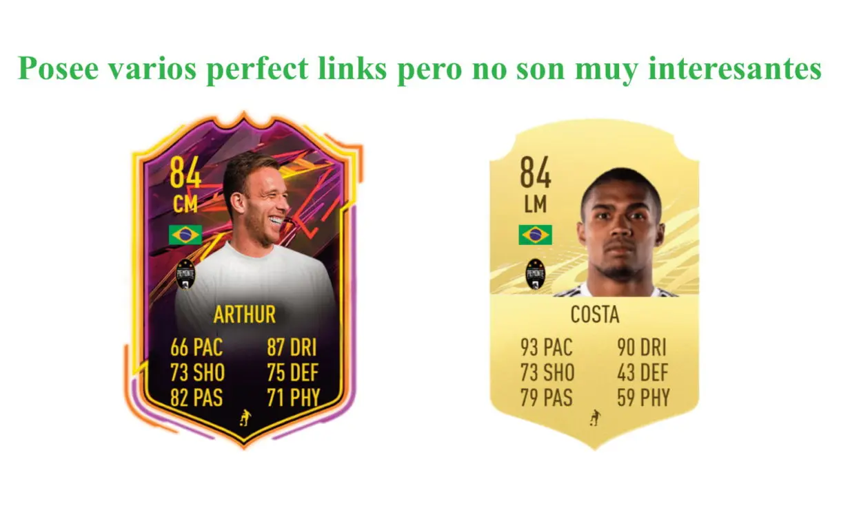 Alex Sandro links perfectos FIFA 21 Ultimate Team