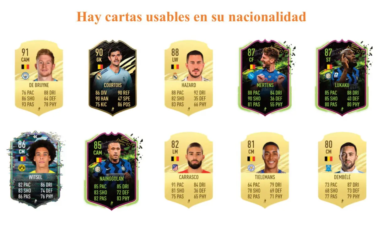FIFA 21 Ultimate Team links naranjas Denayer Rulebreakers