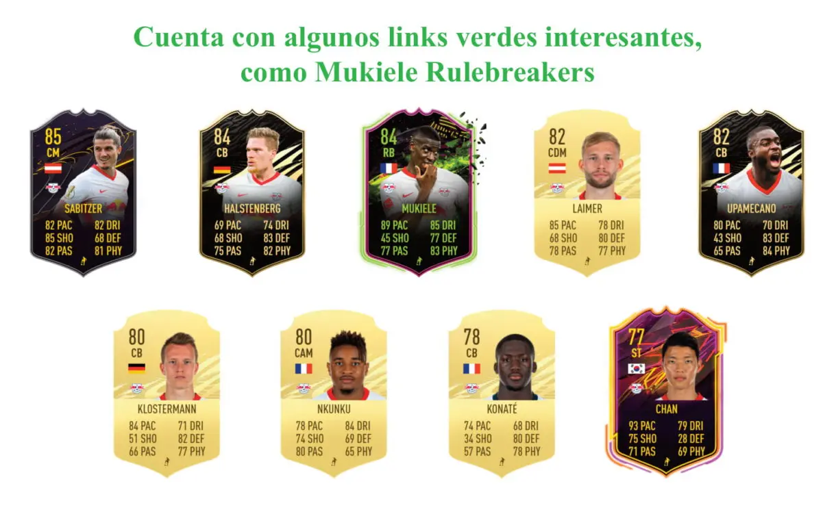 FIFA 21 Ultimate Team Forsberg Moments links verdes