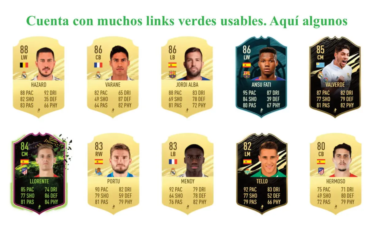 FIFA 21 Ultimate Team Isco RTTF links verdes