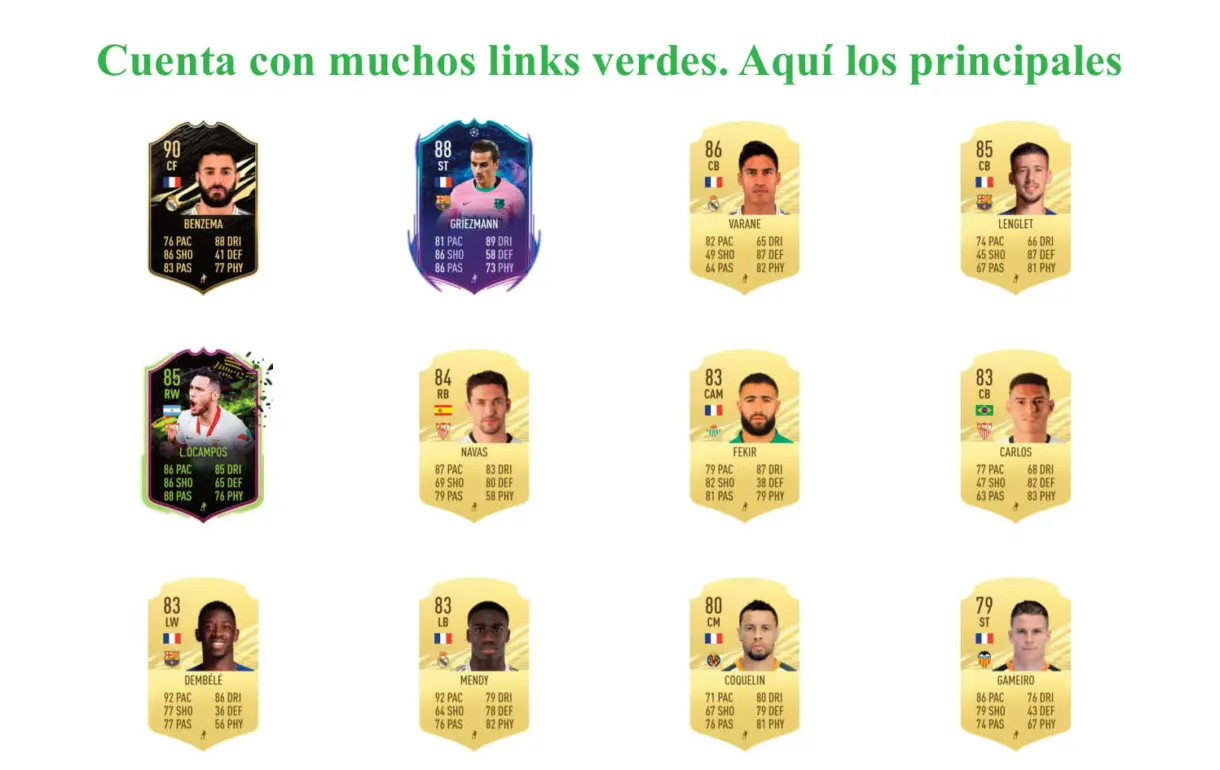 Koundé RTTF links verdes FIFA 21 Ultimate Team