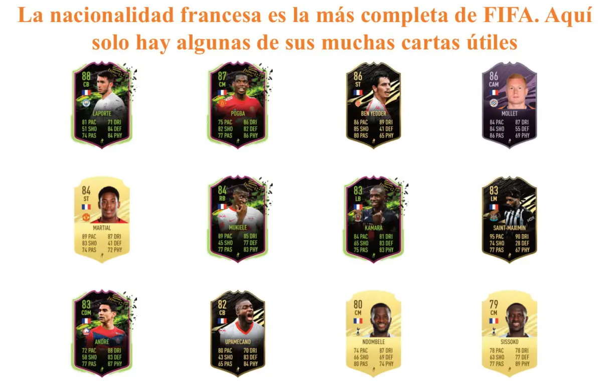 Koundé RTTF links naranjas FIFA 21 Ultimate Team