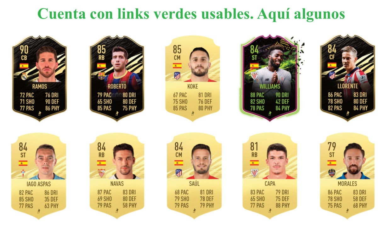 Portu RTTF links verdes FIFA 21 Ultimate Team