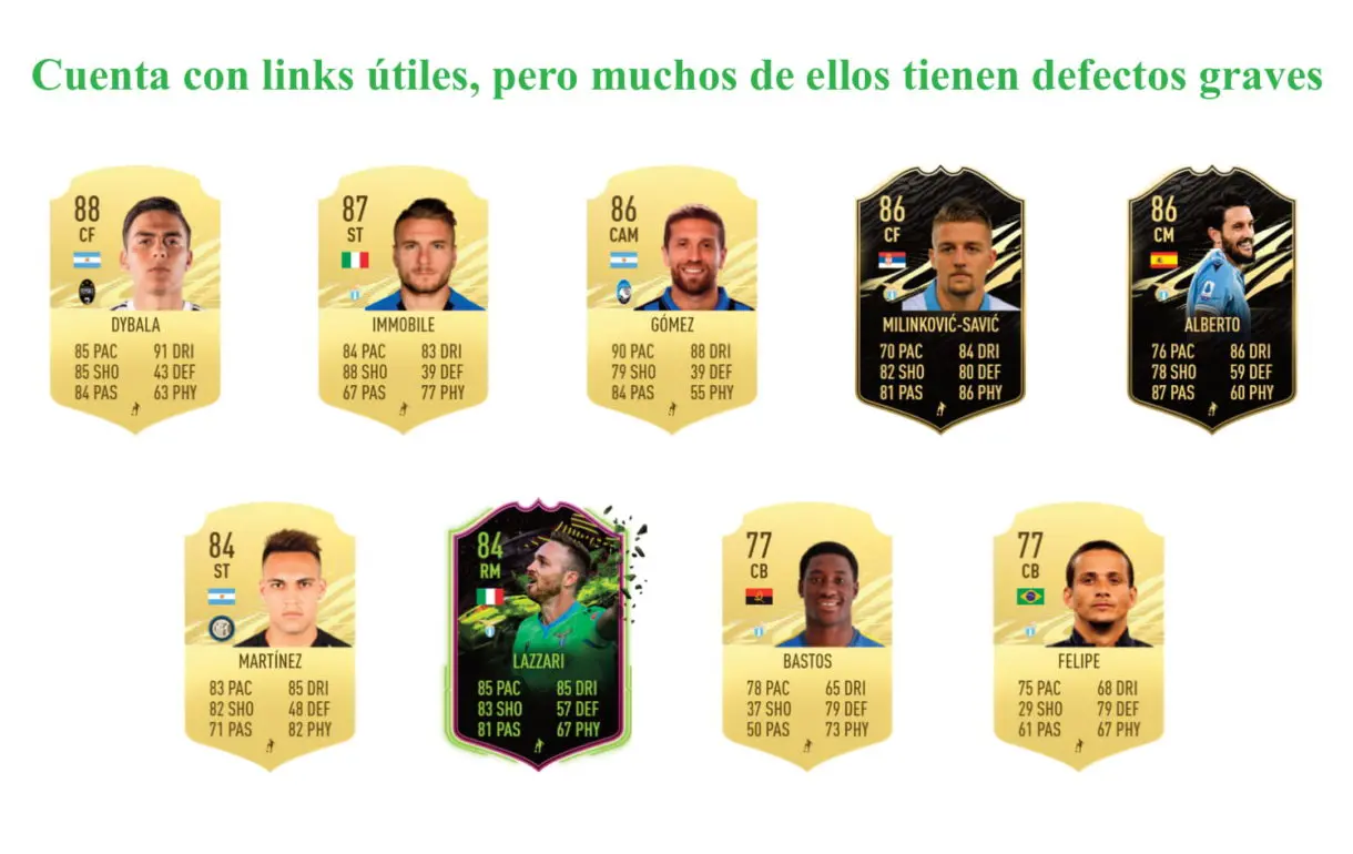 Correa RTTF links verdes FIFA 21 Ultimate Team
