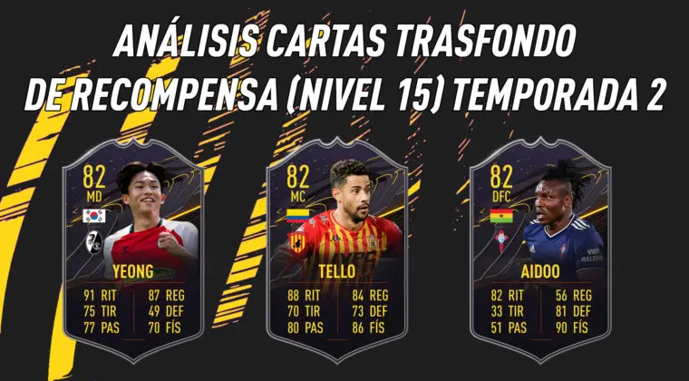 Imagen de FIFA 21: análisis de las cartas Trasfondo de recompensa (nivel 15) de la Temporada 2