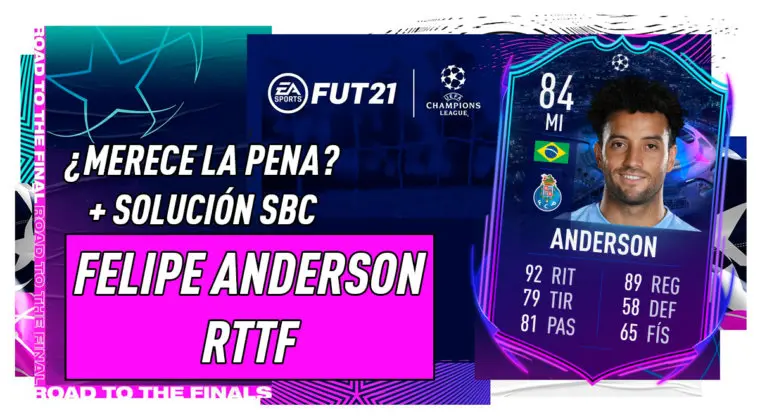 Imagen de FIFA 21: ¿Merece la pena Felipe Anderson RTTF? + Solución de su SBC