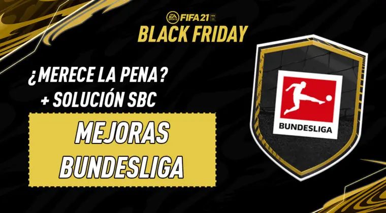 Imagen de FIFA 21: solución de los SBC's Mejoras de la Bundesliga